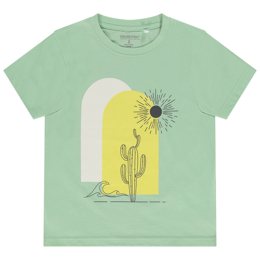 Camiseta manga corta estampado fantasía para niño 