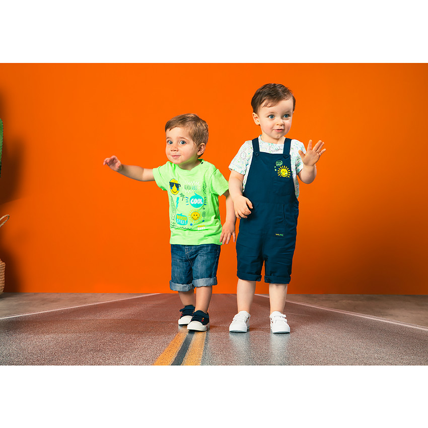 Camiseta manga corta Smiley Baby 