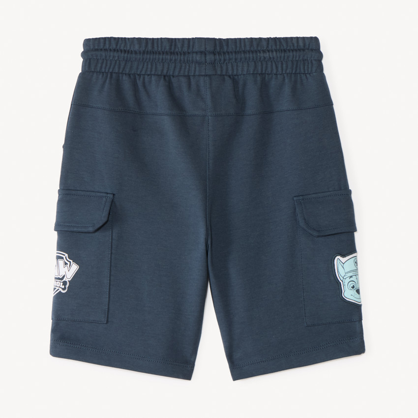 Pantalones cortos de malla estilo cargo con insignia de Chase de la Patrulla Canina para niño 