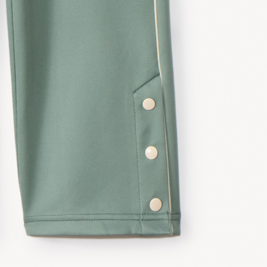 Conjunto de chándal liso con capucha para niña 