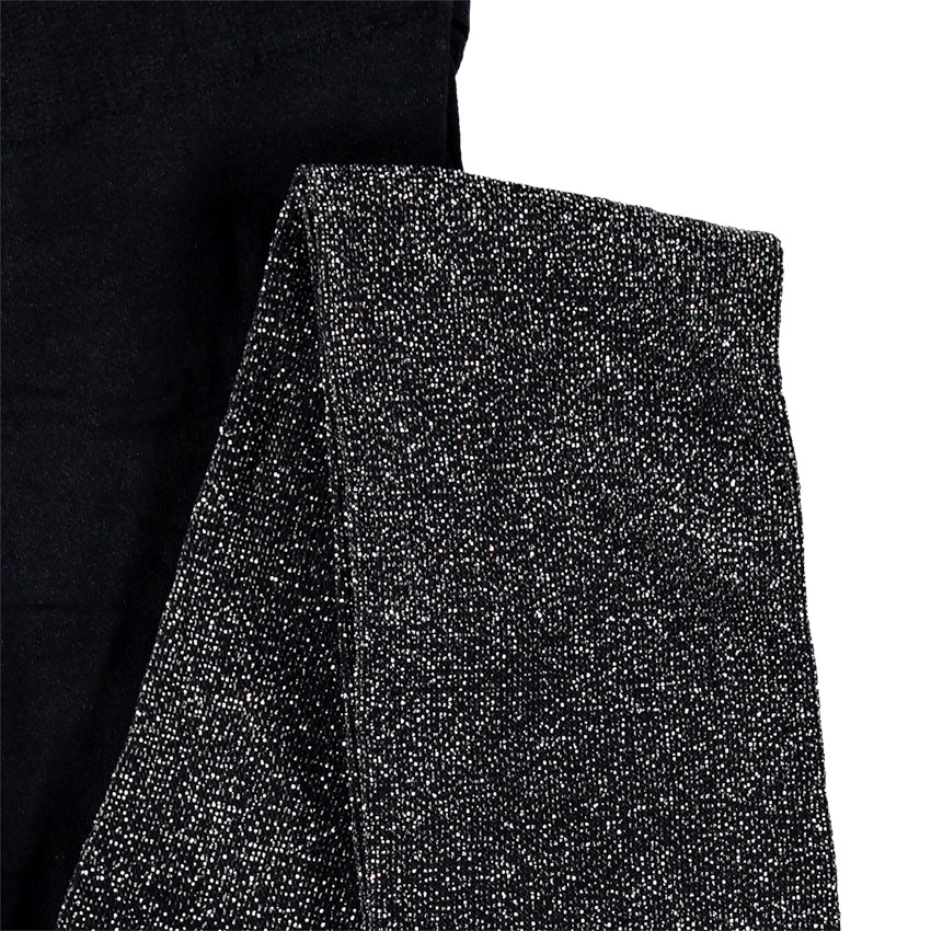 Pack de 2 leotardos gruesos jaspeados para niña 