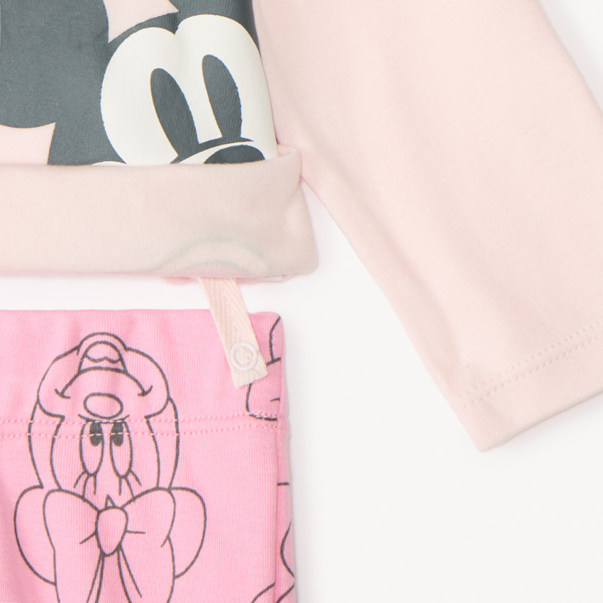 Set 2 pièces Minnie Disney pour bébé fille avec finitions différentes selon l’âge 