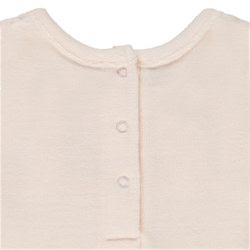 Pijama de 2 piezas de terciopelo para bebé niña 