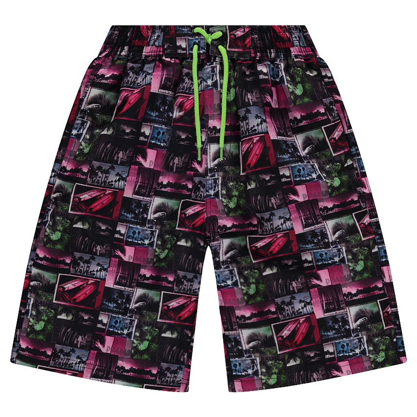 Júnior - Pantalón corto de baño con estampado de paisajes all over  Additional Júnior - Pantalón corto de baño con estampado de paisajes all over