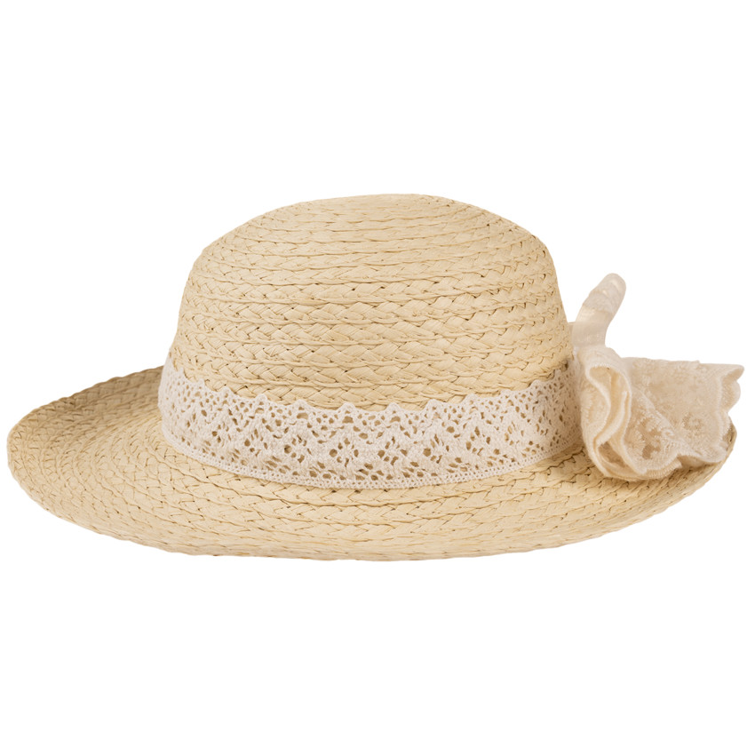 Sombrero de paja con gran lazo de fantasía para niña  Additional Sombrero de paja con gran lazo de fantasía para niña