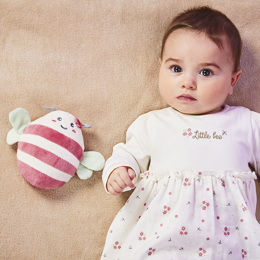 Peluche de abeja de terciopelo para bebé niña 