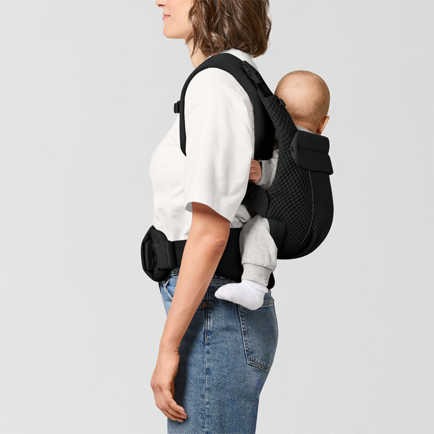Mochila portabebés Amya 0-3 años Magic Black 