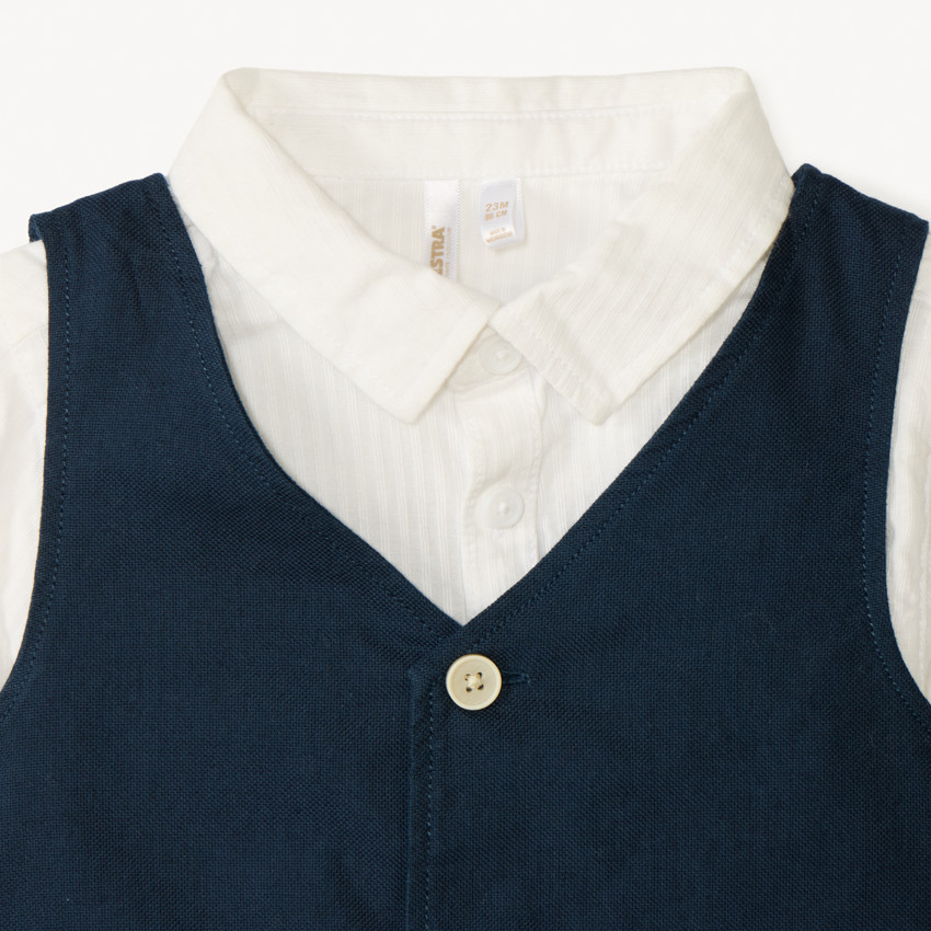 Conjunto de 3 piezas con pajarita para bebé niño. 