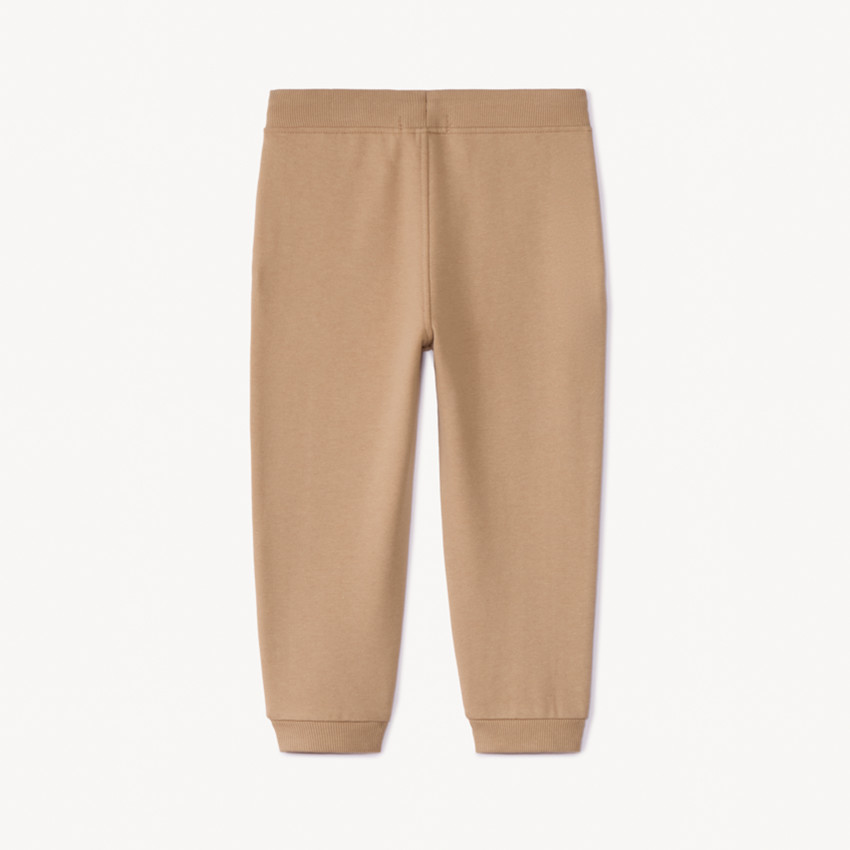 Pantalón jogging liso de felpa para bebé niño 