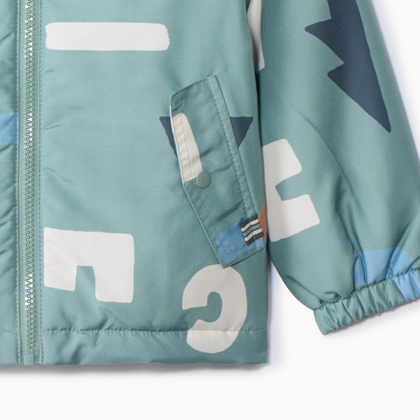 Cortavientos con capucha estampado arty niño 