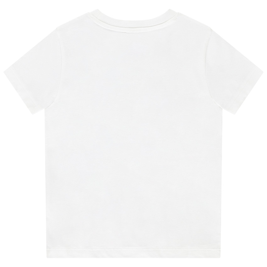 Camiseta de manga corta con parche para niño 