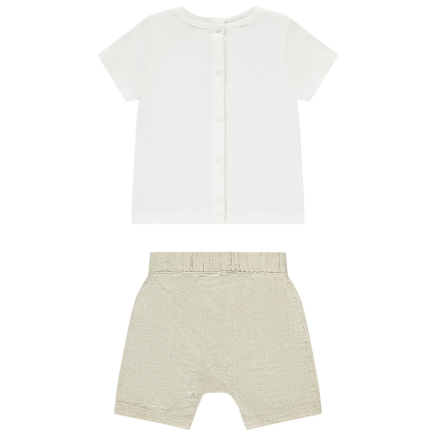 Conjunto de 2 piezas estampado de animales para bebé niño 