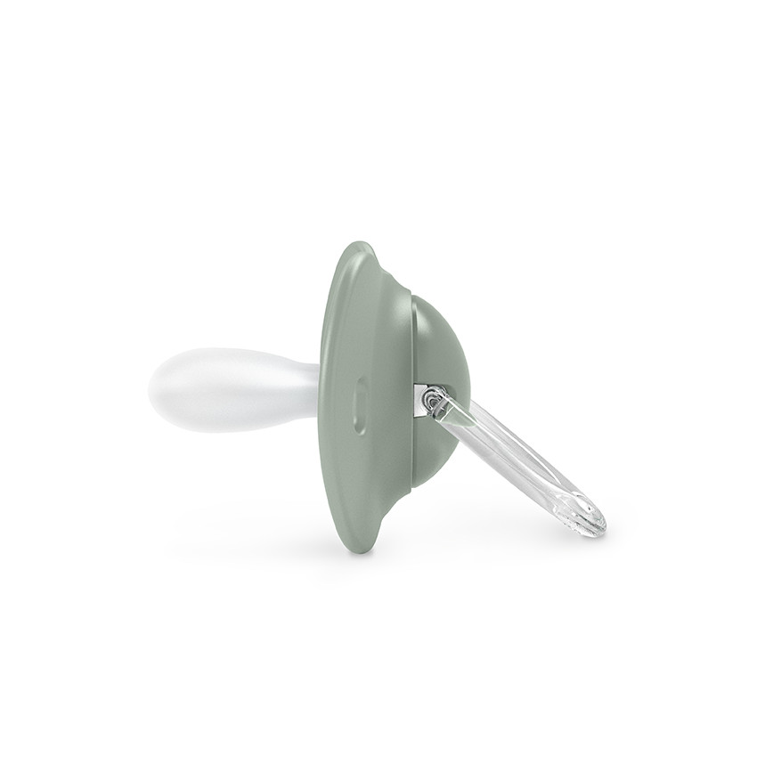 Lote de 2 chupetes de silicona SX Pro 6-18 meses Walk in the park verde 