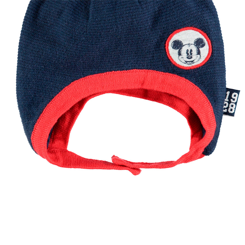 Gorro peruano de punto con borlas y parche de Disney Mickey 