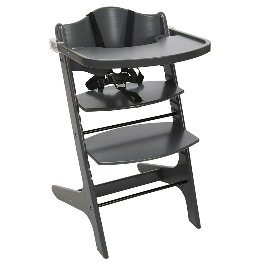 Silla alta evolutiva Stepit antracita 