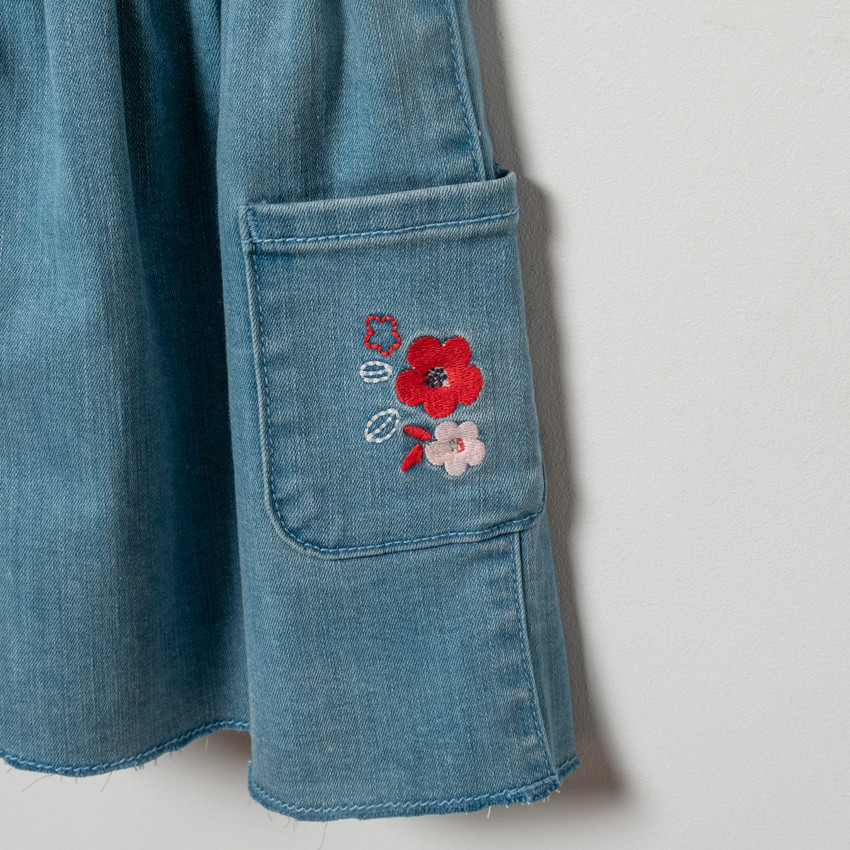 Vestido vaquero tipo peto  Additional Vestido vaquero tipo peto