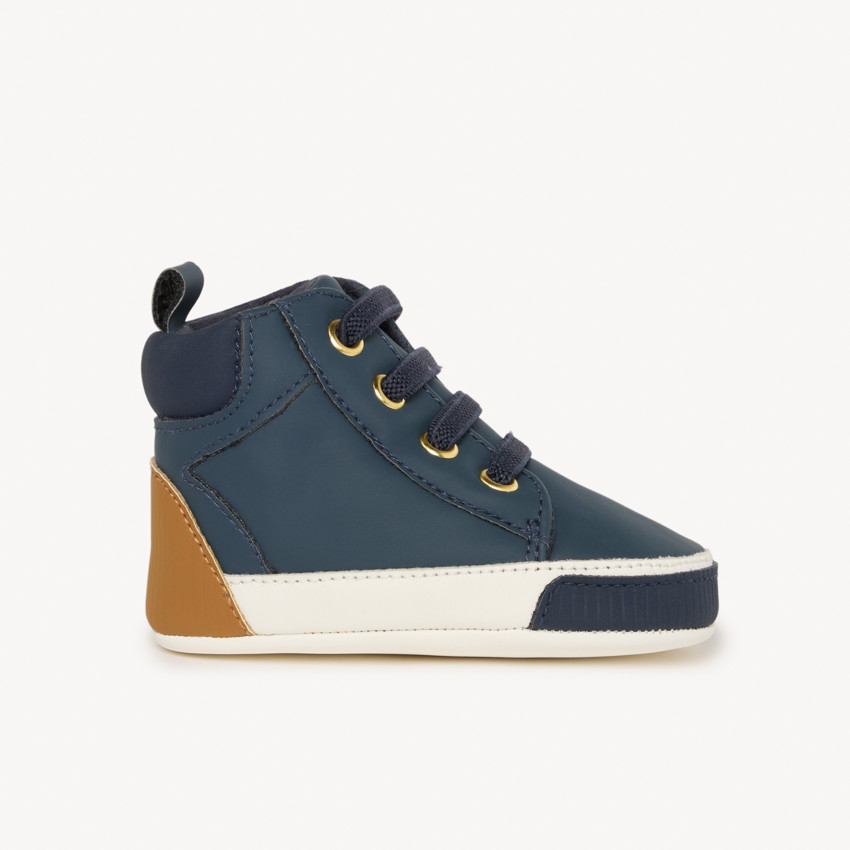 Botines suaves con cordones elásticos para bebé niño 