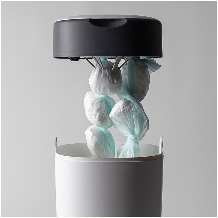 Contenedor pañales bebé Twist & Click blanco 