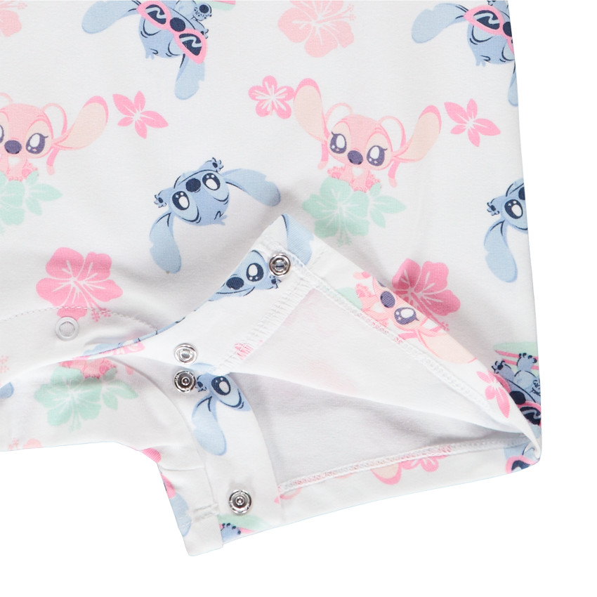 Pelele corto Stitch Disney para bebé niña 