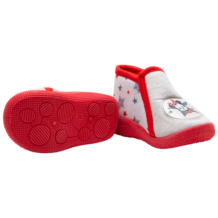 Pantuflas de jersey con parche de Minnie Disney plastificado y estampado de estrellas  Additional Pantuflas de jersey con parche de Minnie Disney plastificado y estampado de estrellas