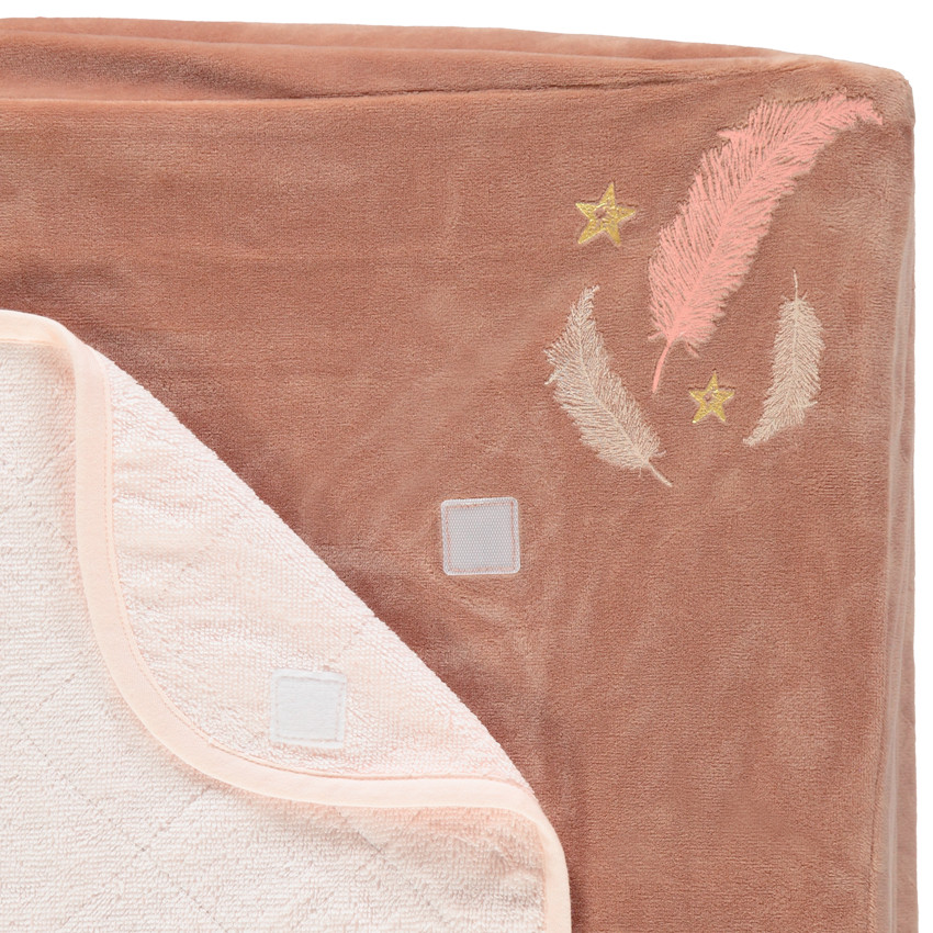 Funda de colchón cambiador de terciopelo Magic Bird 