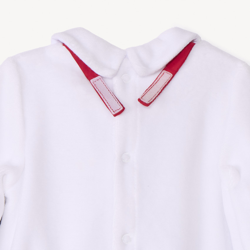 Dors-bien effet smoking 2 en 1 + nœud papillon pour bébé garçon 