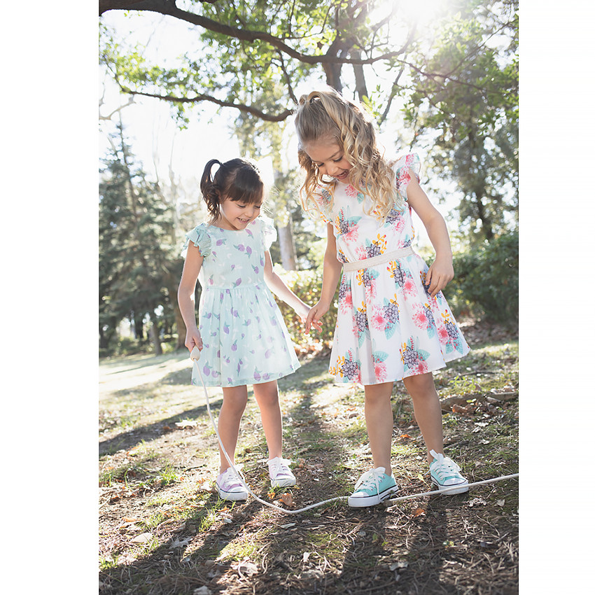 Vestido manga corta volantes  Additional Vestido manga corta volantes