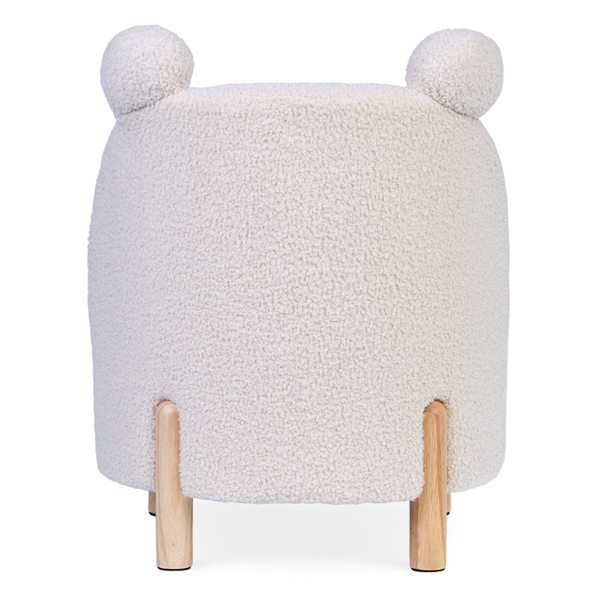 Silla infantil Teddy color crudo natural 18m+ 