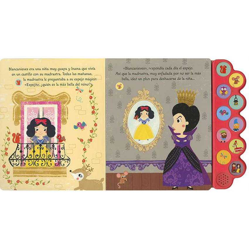 Cuento Blancanieves y los siete enanitos con sonidos +5A 