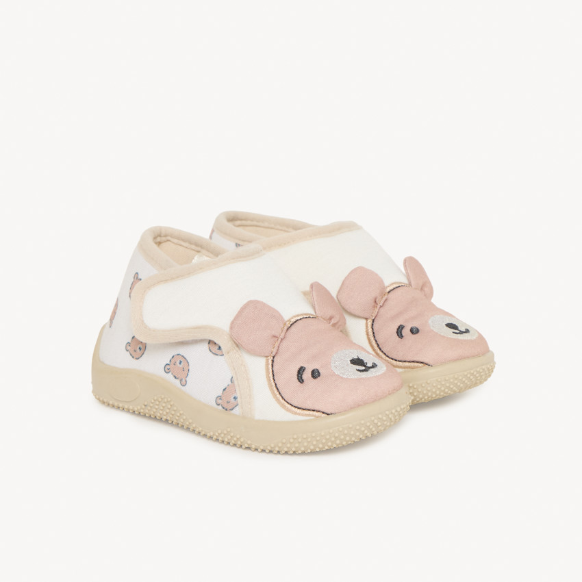Botines con diseño de oso para bebé 