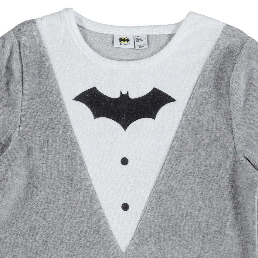 Pijama de terciopelo efecto traje estampado Batman Main Pijama de terciopelo efecto traje estampado Batman