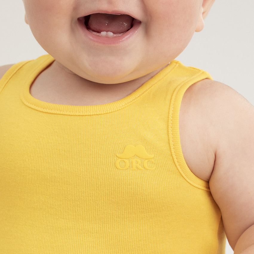 Pack de 3 bodies sin mangas de algodón para bebé niño con logo estampado.  Additional Pack de 3 bodies sin mangas de algodón para bebé niño con logo estampado.