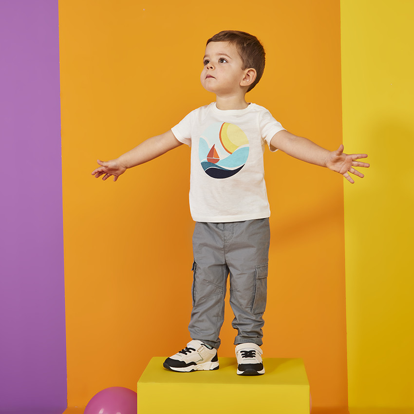 Camiseta manga corta print fantasía para bebé niño 