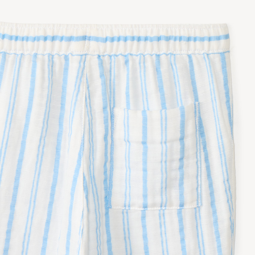 Conjunto de 2 piezas de polo y pantalón a rayas para bebé niño. 