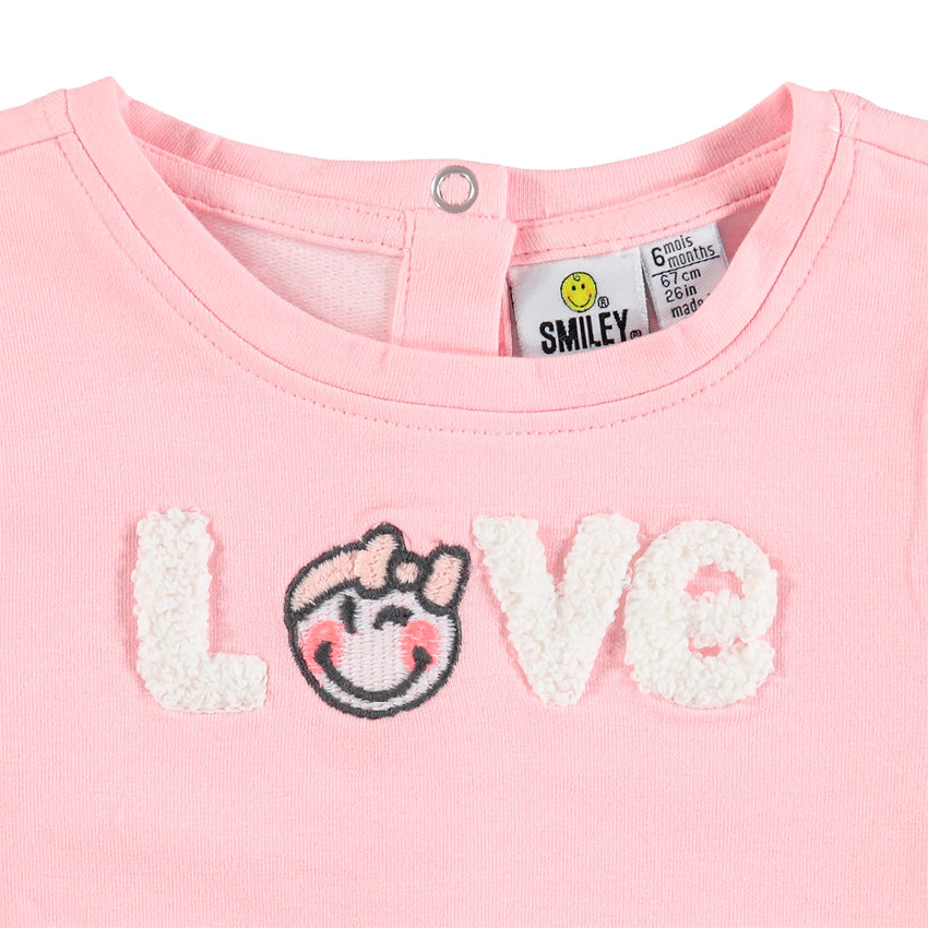 Conjunto con túnica, sudadera y leggings de Smiley 