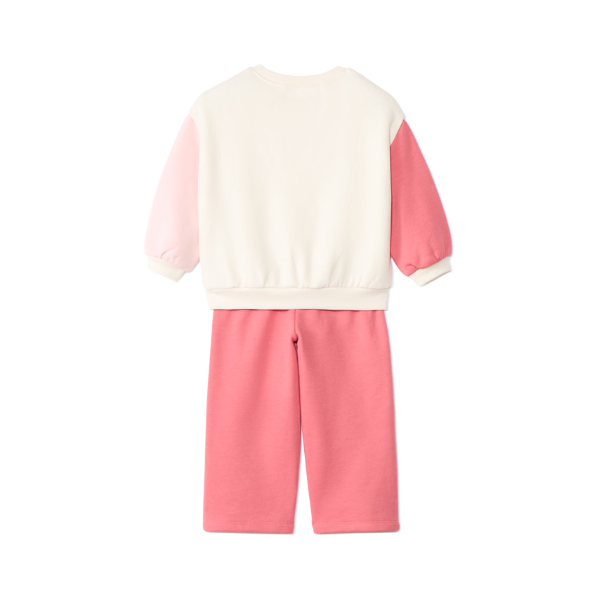 Conjunto sudadera y pantalón jogging con estampado de unicornio para bebé niña 