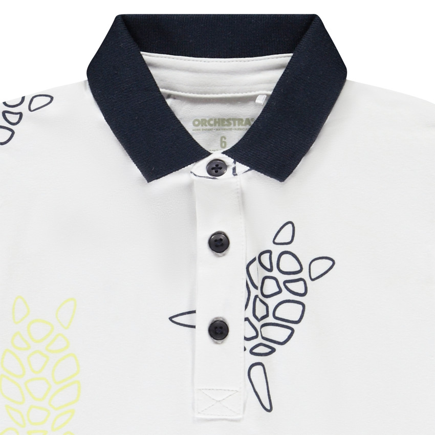 Polo de manga corta estampado de tortuga para niño  Additional Polo de manga corta estampado de tortuga para niño