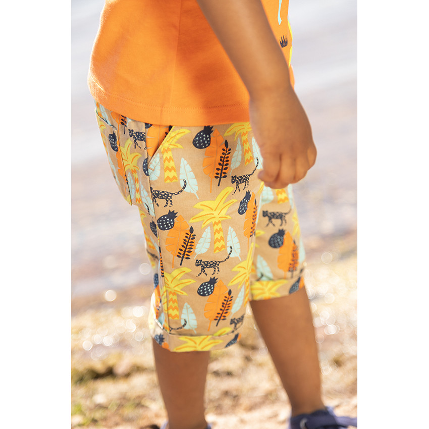 Bermuda imprimé jungle pour bébé garçon 