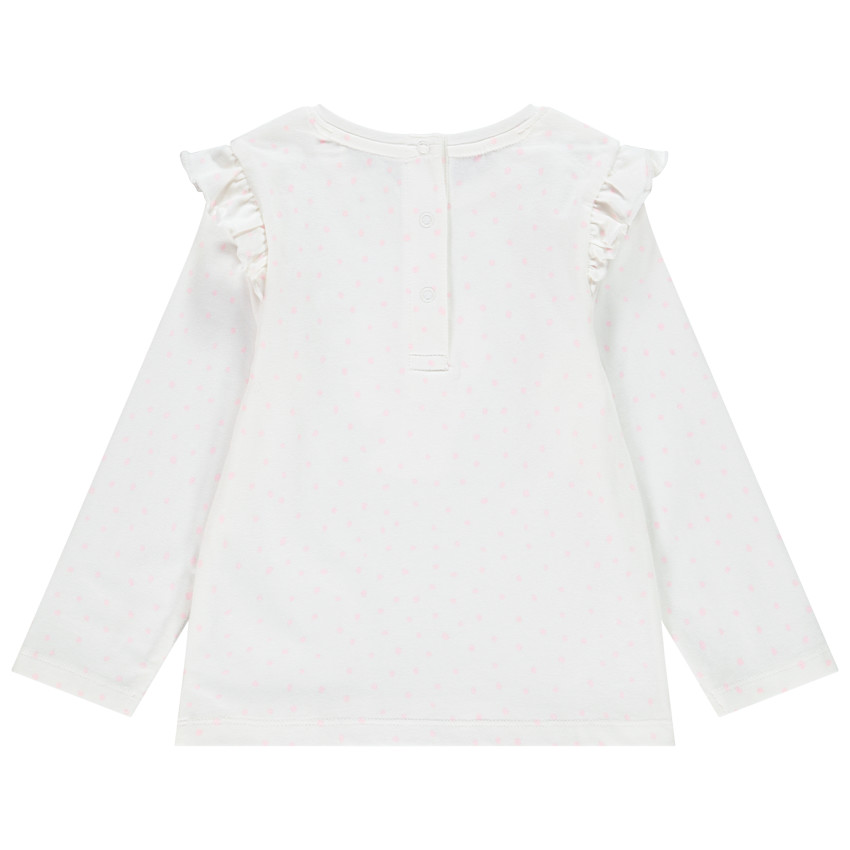 Camiseta de manga larga algodón orgánico print Marie Disney 