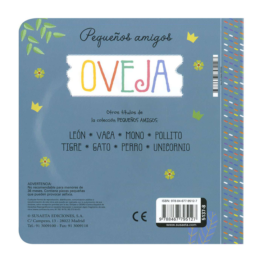 Cuento Oveja colección pequeños amigos  