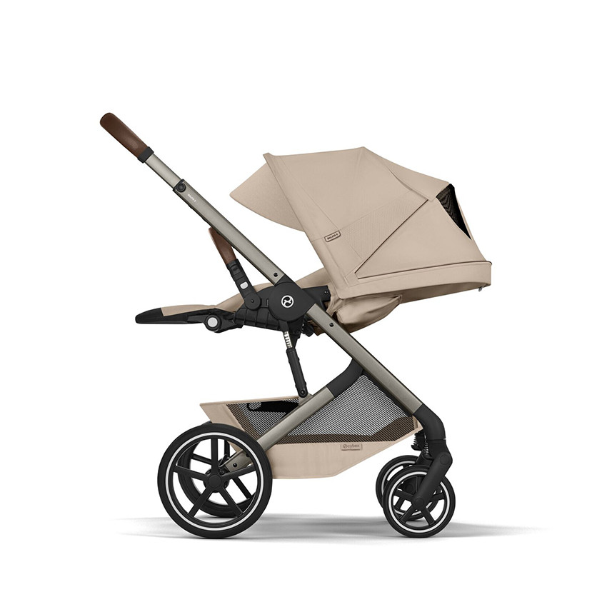 Poussette Duo Balios S Lux 2026 + Nacelle Pliable Almond Beige 