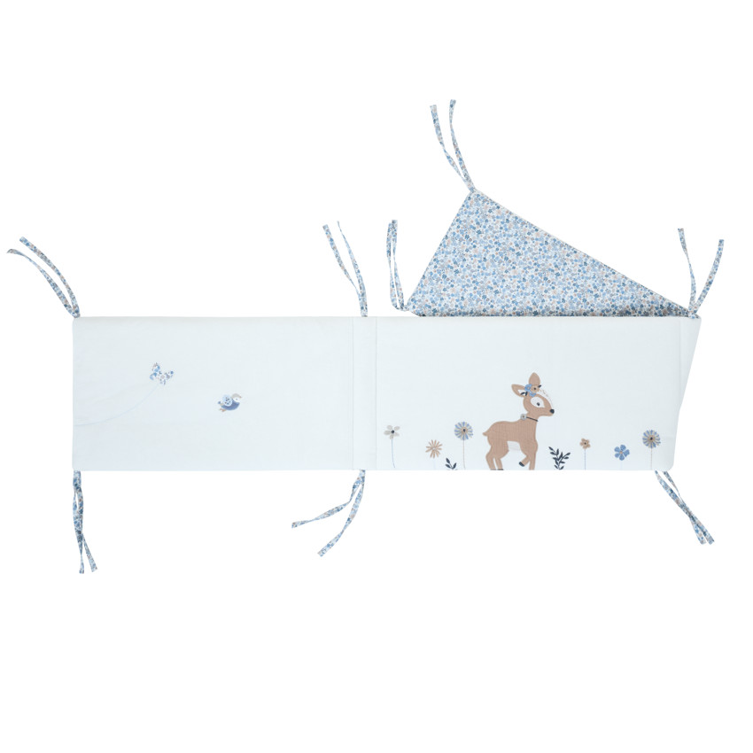 Protector de cuna Tiny Flowers 