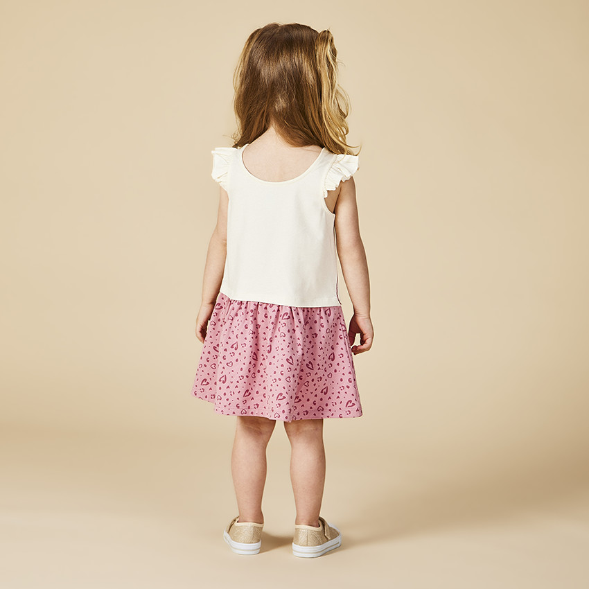 Vestido efecto 2 en 1 Nala Disney con lentejuelas mágicas para niña 