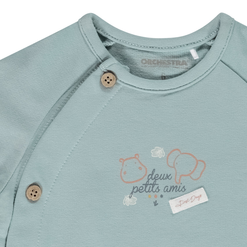 Conjunto 2 piezas acolchado para bebé 