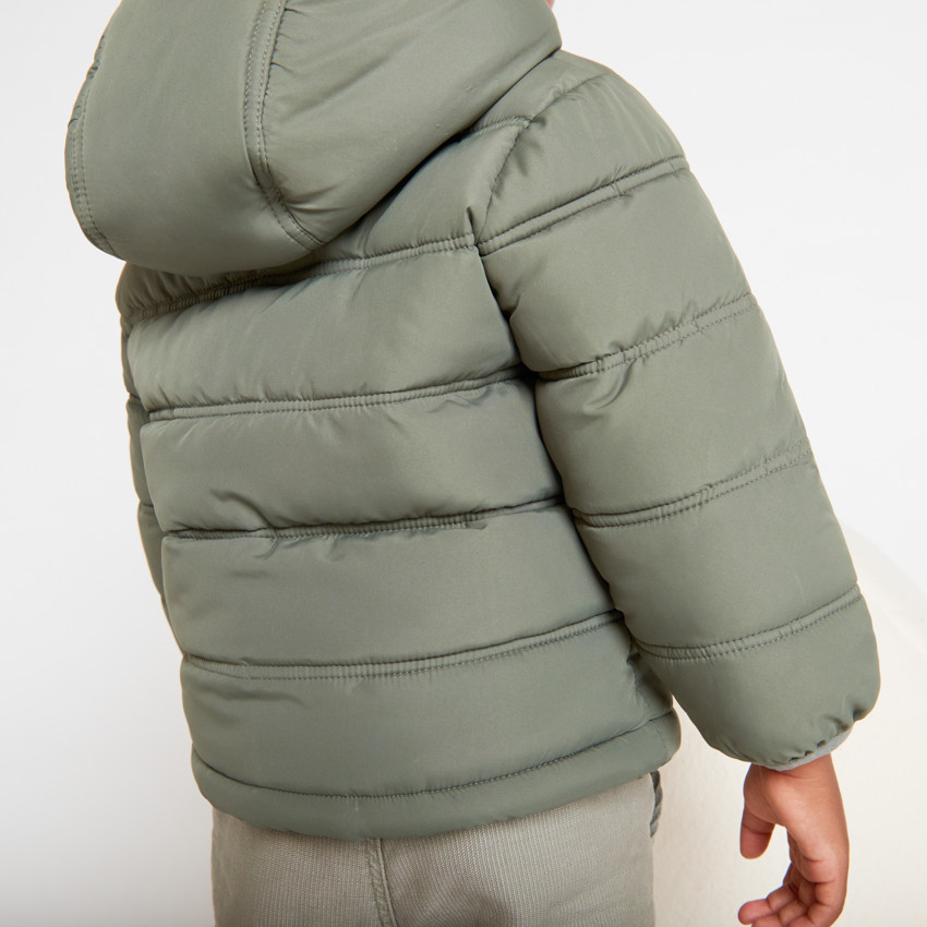 Doudoune à capuche doublé micropolaire pour bébé garçon  