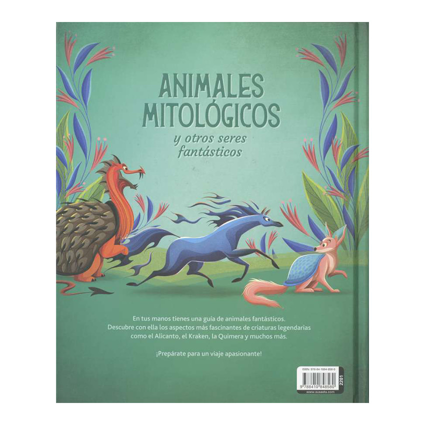 Libro animales mitológicos y otros seres fantásticos +7 años 