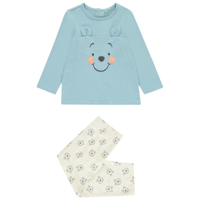 Conjunto de pijama de 2 piezas Winnie the Pooh Disney para bebé niño con acabados diferentes según la edad 