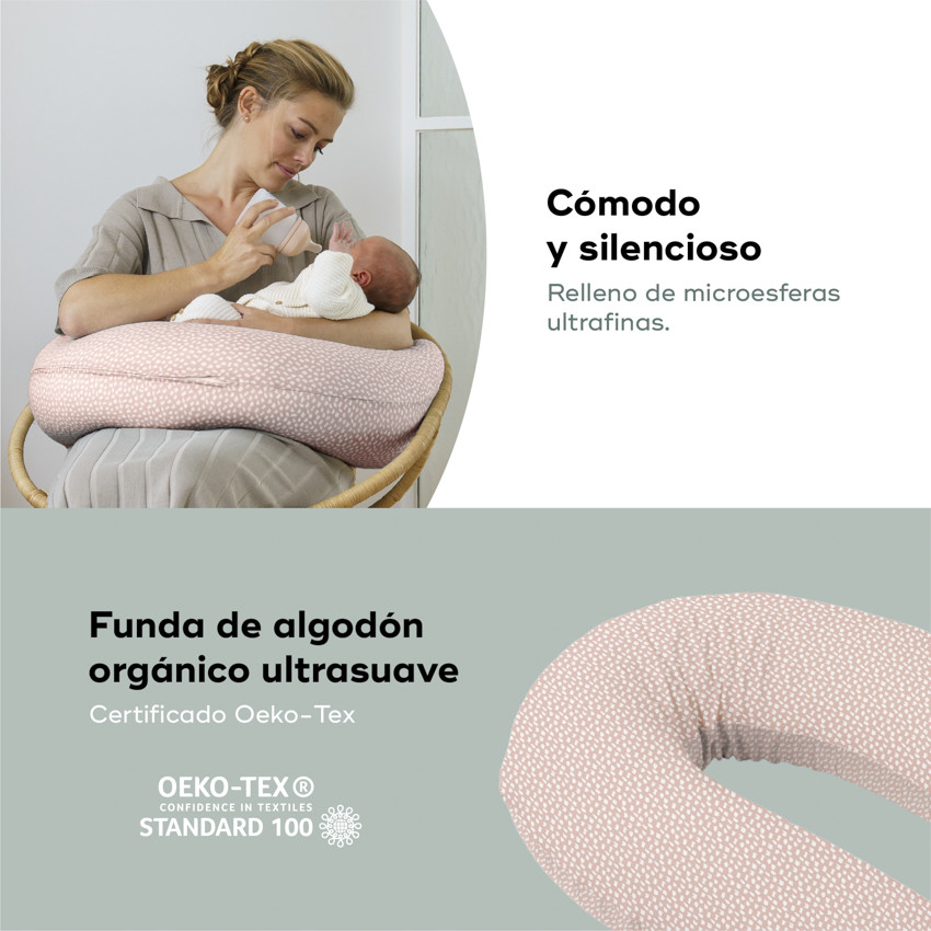 Coussin d'allaitement Buddy Cloudy Rose  Additional Coussin d'allaitement Buddy Cloudy Rose