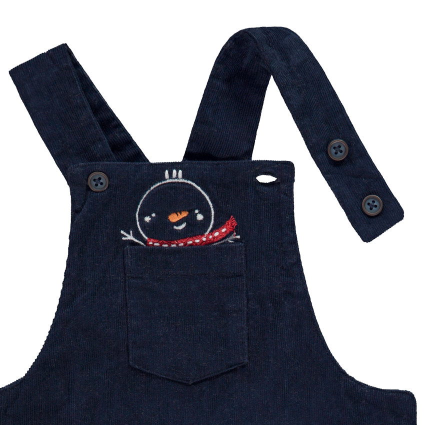 Conjunto de 2 piezas con motivo de muñecos de nieve para bebé niño. 