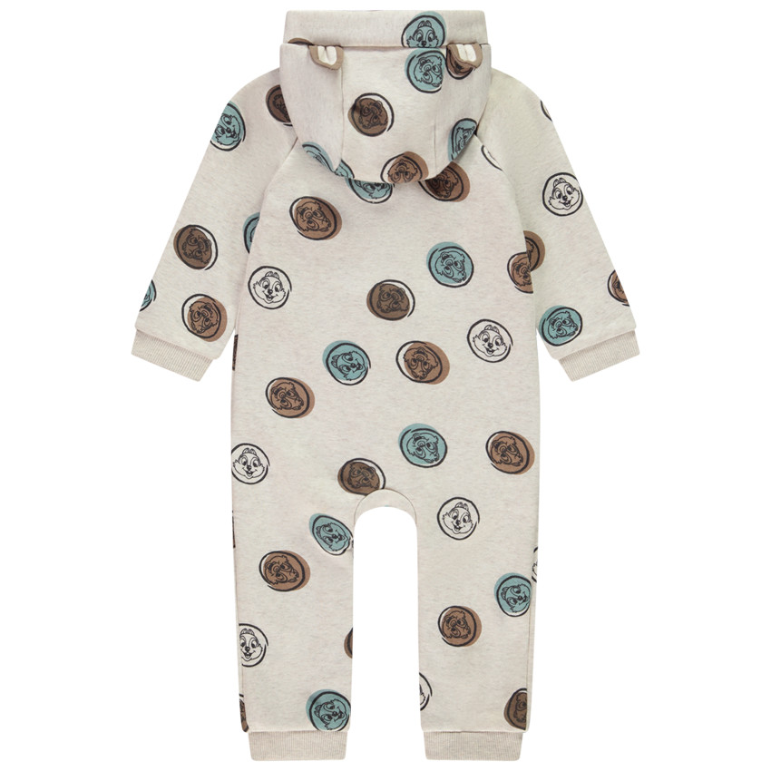 Pelele largo Tic & Tac Disney con capucha divertida para bebé niño 